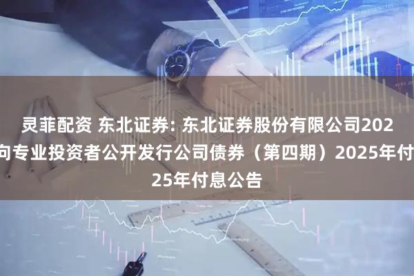 灵菲配资 东北证券: 东北证券股份有限公司2024年面向专业投资者公开发行公司债券(第四期)2025年付息公告
